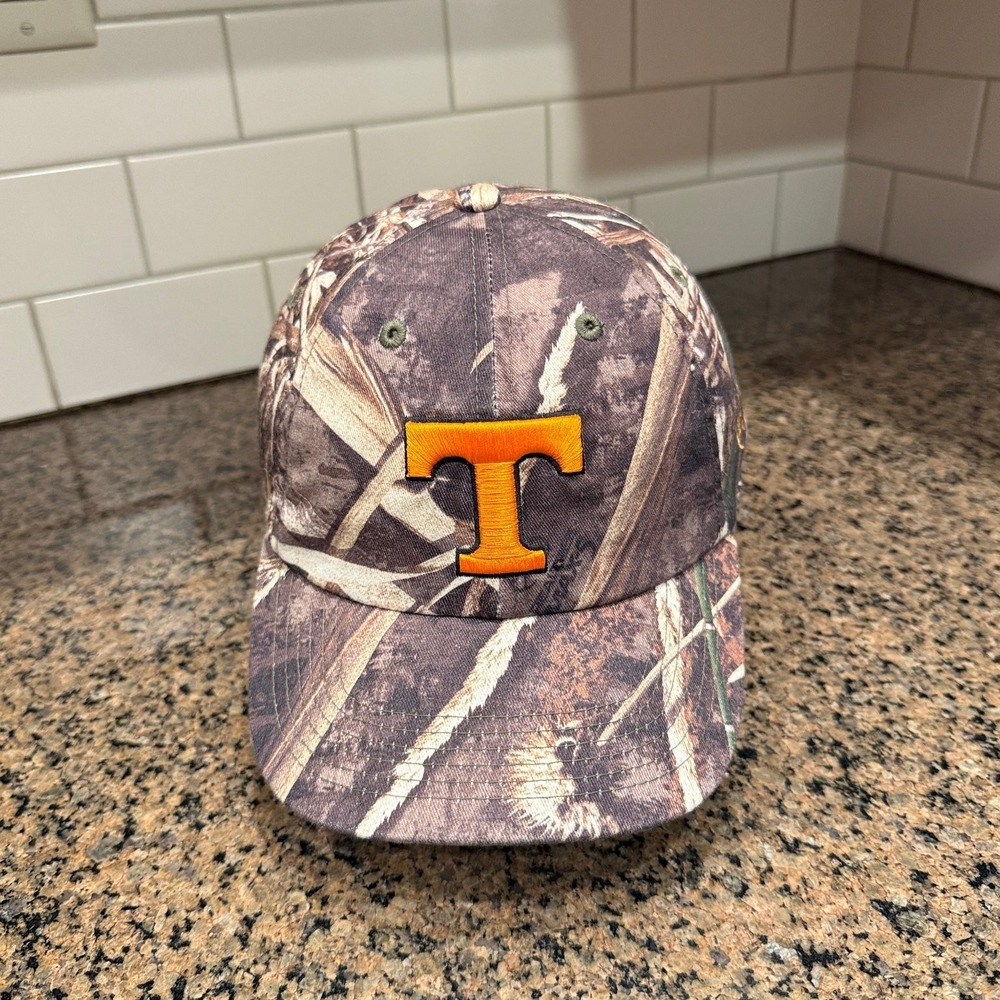 Tennessee Volunteers Top of the World Camo Hat Strap Back